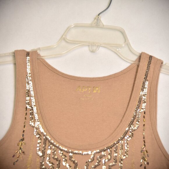 Ruby Rd. and Apt. 9 Women's Tank Top Embellished Beaded Neckline Size Small - Picture 9 of 10